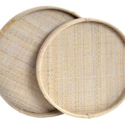 Bandeja Set 2 Rattan 50