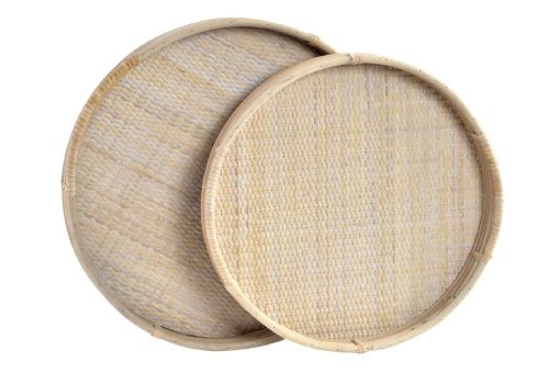 Bandeja Set 2 Rattan 50