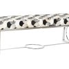 Banqueta Pele Aøo 122X41X44 Rombos Branco
