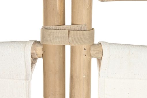 Biombo Bambu Algod O 165X3X175 3 Painåis - Image 4