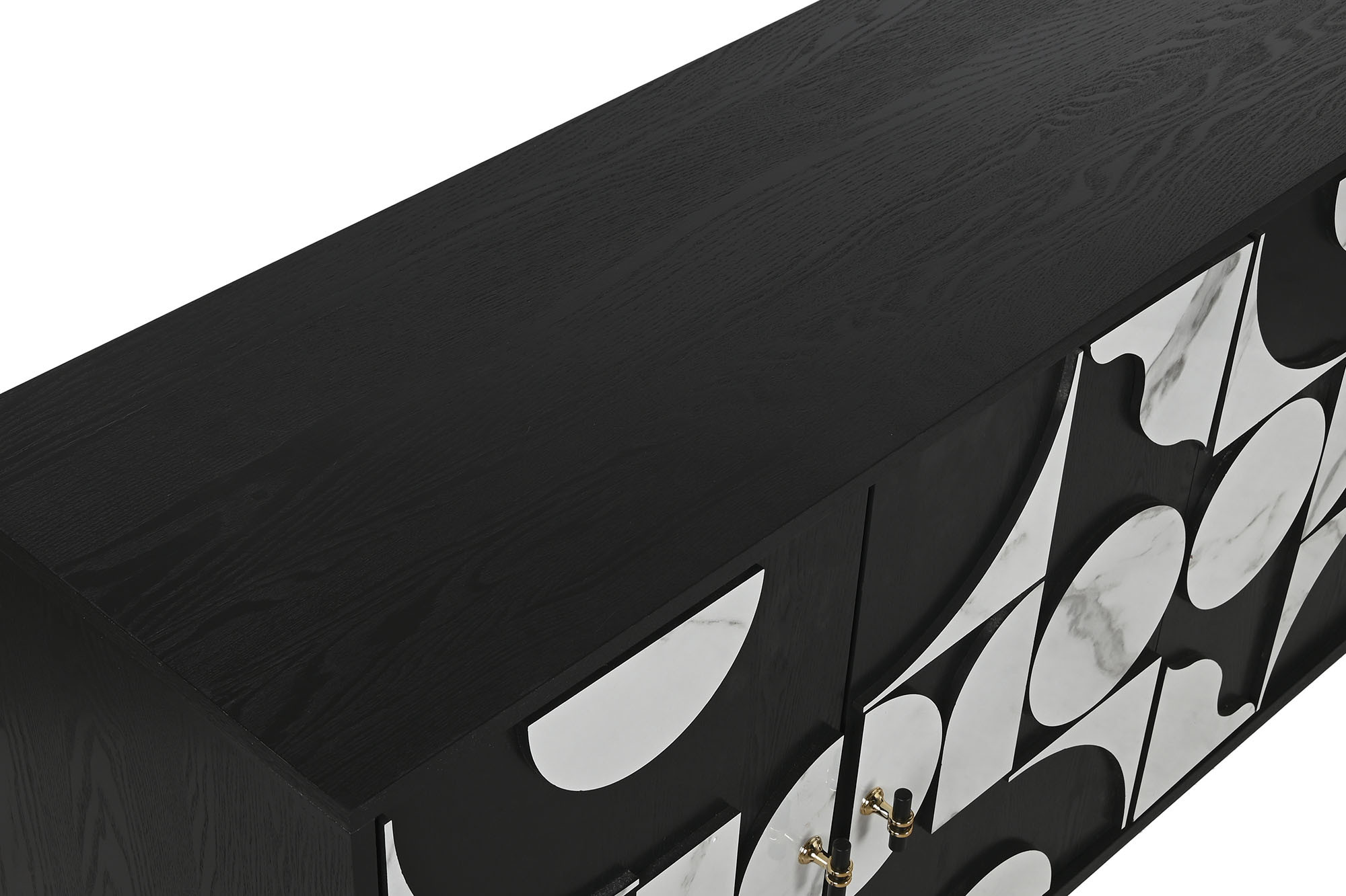 Bufê Abeto Metal 160X40X80 Semelhante M Rmore - Image 6