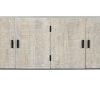 Bufê Manga Metal 180X40X85 Entalhado Branco