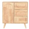 Bufê Rubberwood Rattan 73