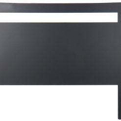 Cabeceira Cama Mdf 160X4X120 Oriental Preto