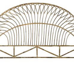 Cabeceira Cama Rattan 177X4X131 Natural Natural