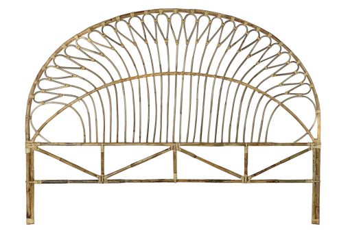 Cabeceira Cama Rattan 177X4X131 Natural Natural