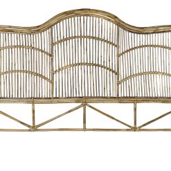 Cabeceira Cama Rattan 178X4X128 Natural Natural