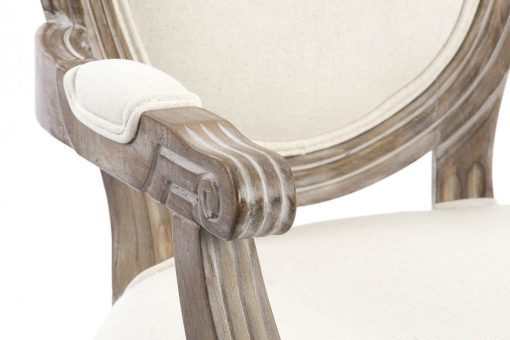 Cadeira Abeto Linho 56X46X96 Bege (2 Unidades) - Image 5