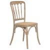 Cadeira Abeto Rattan 45X46X92 Marrom Claro (2 Unidades)