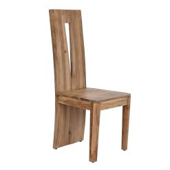 Cadeira Acácia 45X45X108 Natural (2 Unidades)