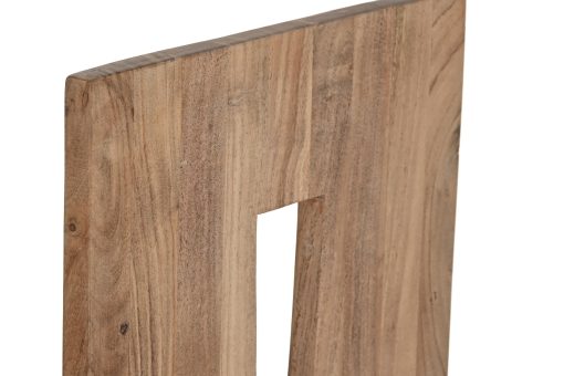 Cadeira Acácia 45X45X108 Natural (2 Unidades) - Image 4
