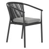 Cadeira Alumínio Poliåster 56X61X76 (2 Unidades)