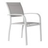 Cadeira Alumínio Poliåster 57X64X86 Cinzento (4 Unidades)