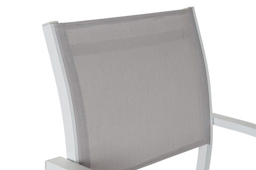 Cadeira Alumínio Poliåster 57X64X86 Cinzento (4 Unidades) - Image 3