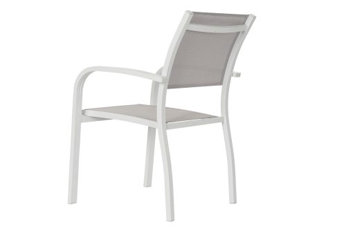 Cadeira Alumínio Poliåster 57X64X86 Cinzento (4 Unidades) - Image 6