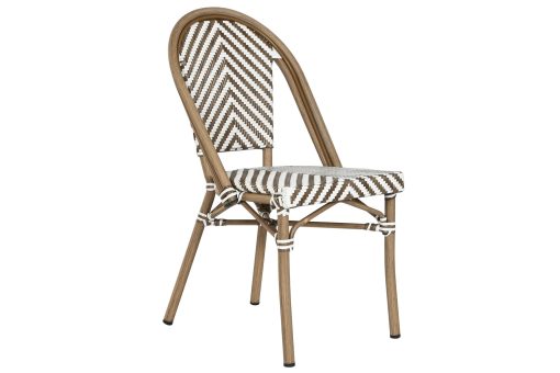 Cadeira Alumínio Rattan Sintåtico 47X58X88 (4 Unidades) - Image 2