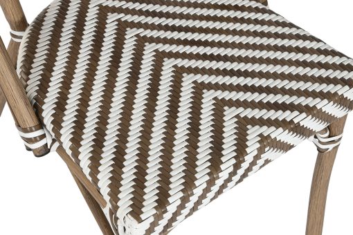 Cadeira Alumínio Rattan Sintåtico 47X58X88 (4 Unidades) - Image 7
