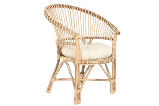 Cadeira Bambu Rattan 69X50X85