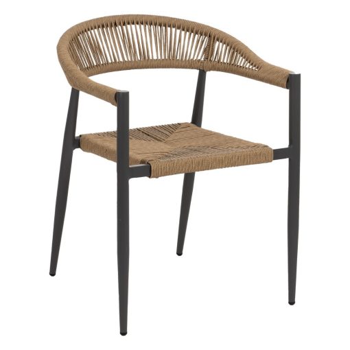 Cadeira Bege-Cinza PeAlumínio Room 57,50 X 56 X 74 Cm (2 unidades) - Image 3