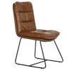 Cadeira Ecopiel Metal 71X49X90