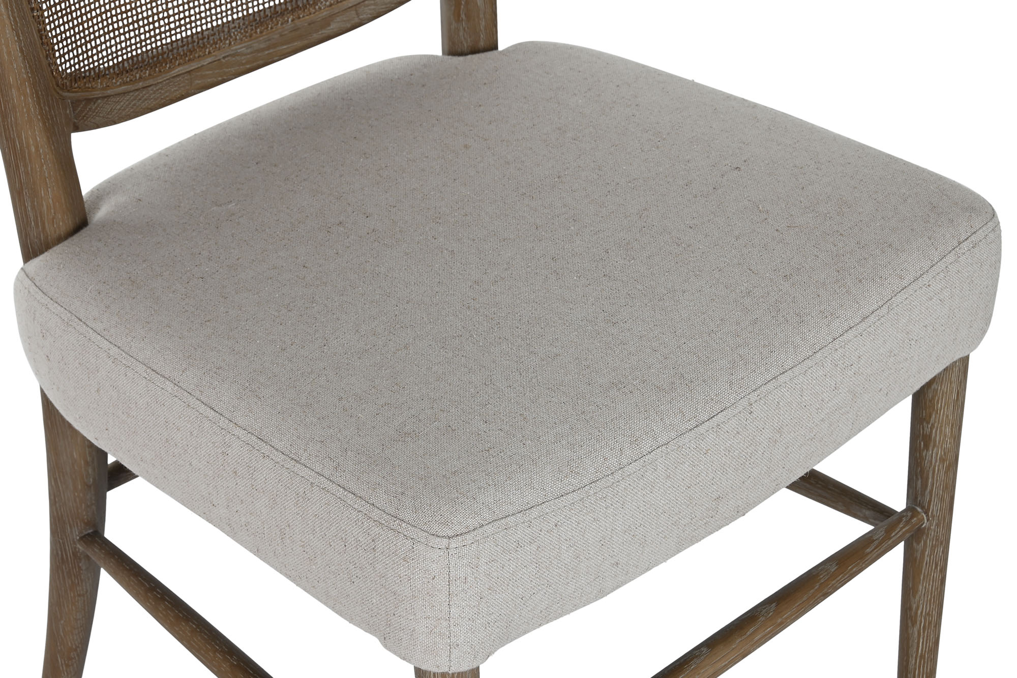 Cadeira Freixo Rattan 52X59,5X91 Decapé Branco (2 Unidades) - Image 6