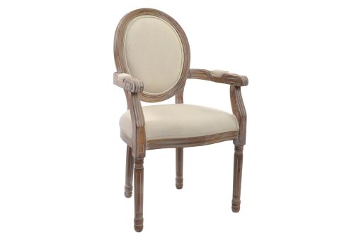 Cadeira Madeira Poliåster 55X46X95 Natural (2 Unidades)
