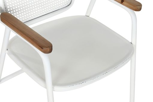 Cadeira Metal 51X56X78 Branco (2 Unidades) - Image 5