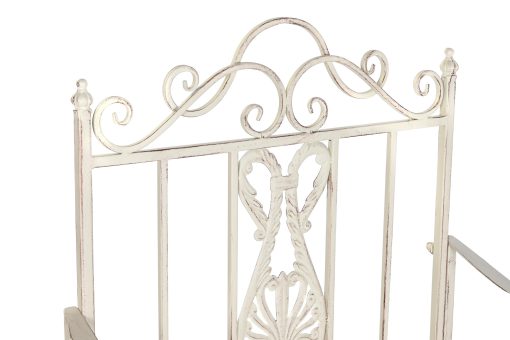 Cadeira Metal 63,5X52X98 Envelhecido Branco - Image 3
