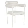 Cadeira Metal Poliåster 64X75X82 Branco (2 Unidades)