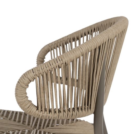 Cadeira Natural-Cinza PeAlumínio 59 X 58 X 79 Cm (2 unidades) - Image 6