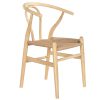 Cadeira Olmo Fibra 56X48X80 Natural Natural (2 Unidades)