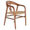 Cadeira Olmo Fibra 57X53X78 Castanho (2 Unidades)