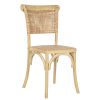 Cadeira Olmo Rattan 45X42X87 Marrom Claro (2 Unidades)