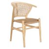 Cadeira Olmo Rattan 56X48X80 Natural (2 Unidades)