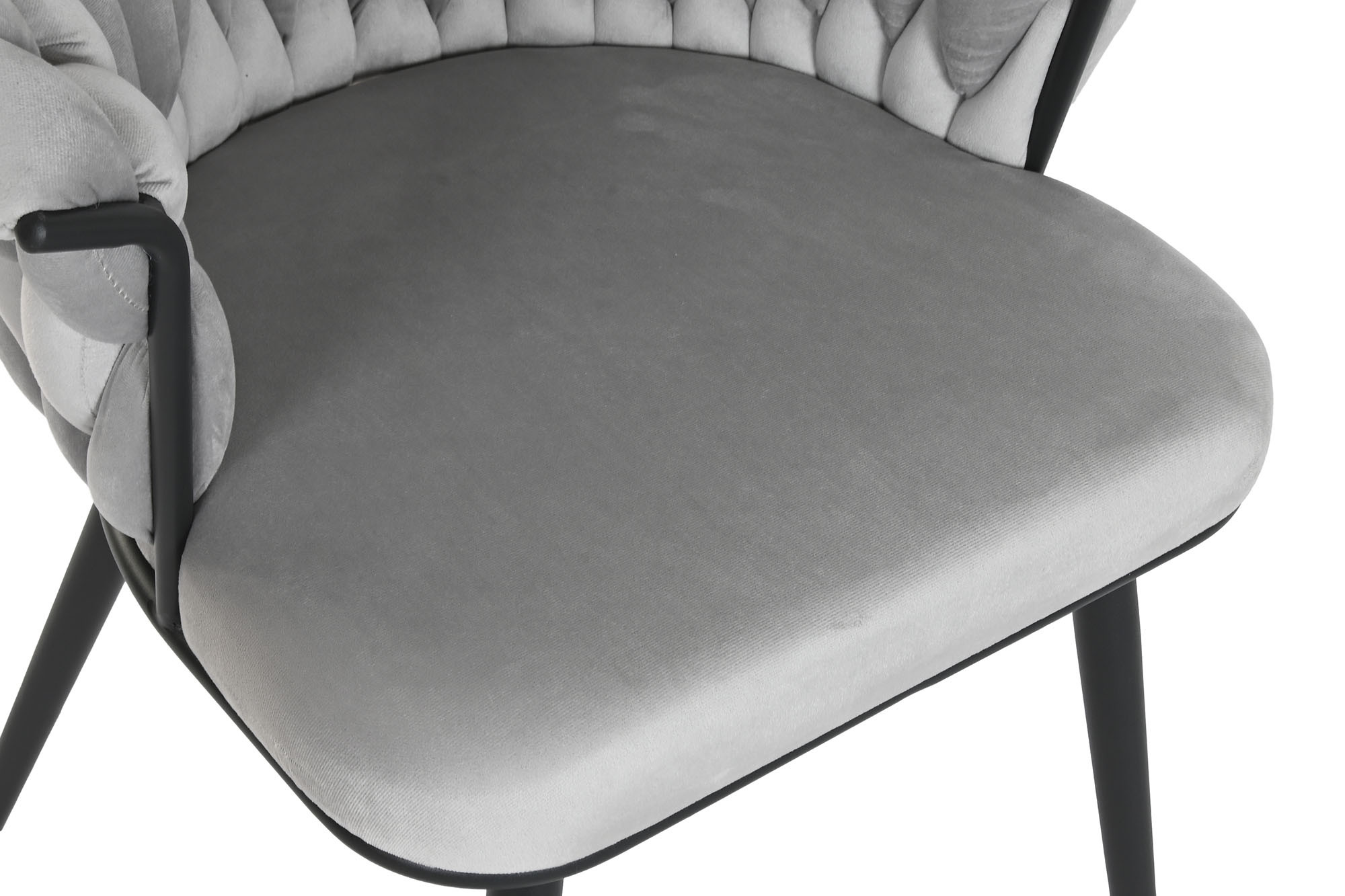 Cadeira Poliéster Metal 60X66X84 Cinzento - Image 4