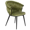 Cadeira Poliéster Metal 60X66X84 Verde