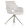 Cadeira Poliéster Metal 61X60X82 Bege