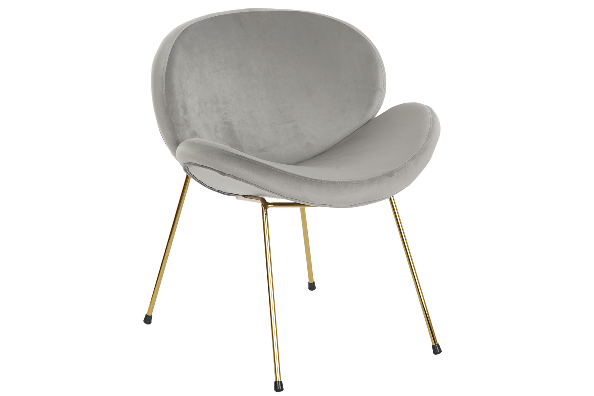 Cadeira Poliéster Metal 62X58X73 Veludo (2 Unidades)