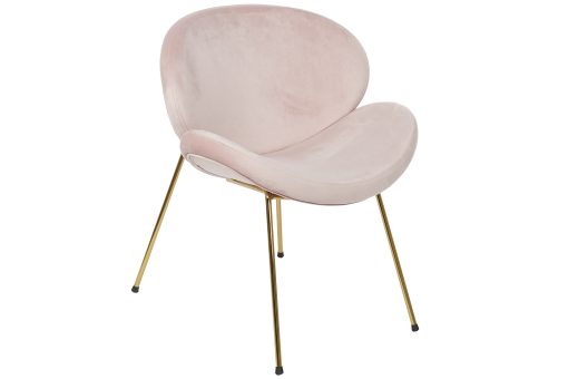 Cadeira Poliéster Metal 63X57X73 Veludo (2 Unidades)