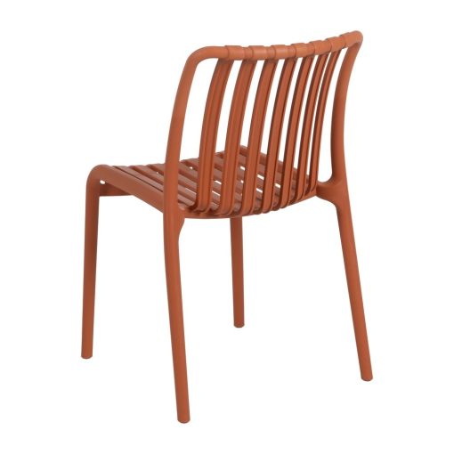 Cadeira Terracota Polipropileno Exterior 50 X 58 X 80 Cm (2 unidades) - Image 6