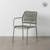 Cadeira Verde Aço Exterior 53 X 63 X 78 Cm (2 unidades)