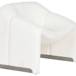 Cadeirão Metal Poliåster 84X64X74 Branco