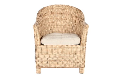Cadeirão Rattan 67X64X86 Com Almofada Natural - Image 6