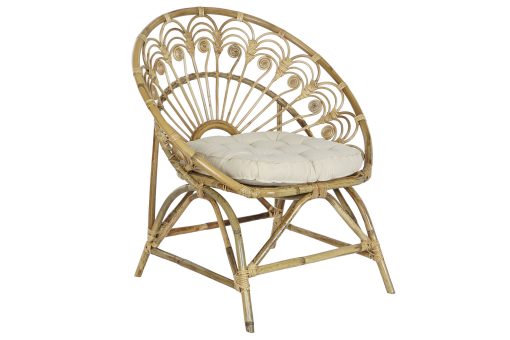 Cadeirão Rattan Algod O 84X70X90 Com Almofada - Image 3