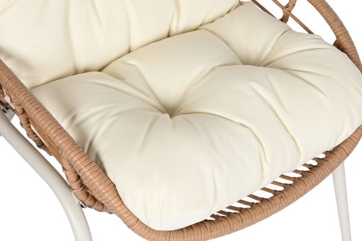 Cadeirão Set 3 Rattan Sintético Metal 55X55X47 - Image 3