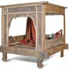 Cama Con Dosel 225X160X206 Natural