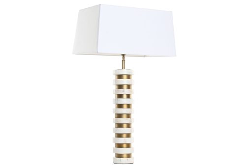 Candeeiro De Mesa Aço M Rmore 30X50X98 Dourado - Image 2