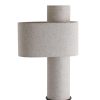 Candeeiro De Mesa Algodão Metal 40X23X60 Crudo