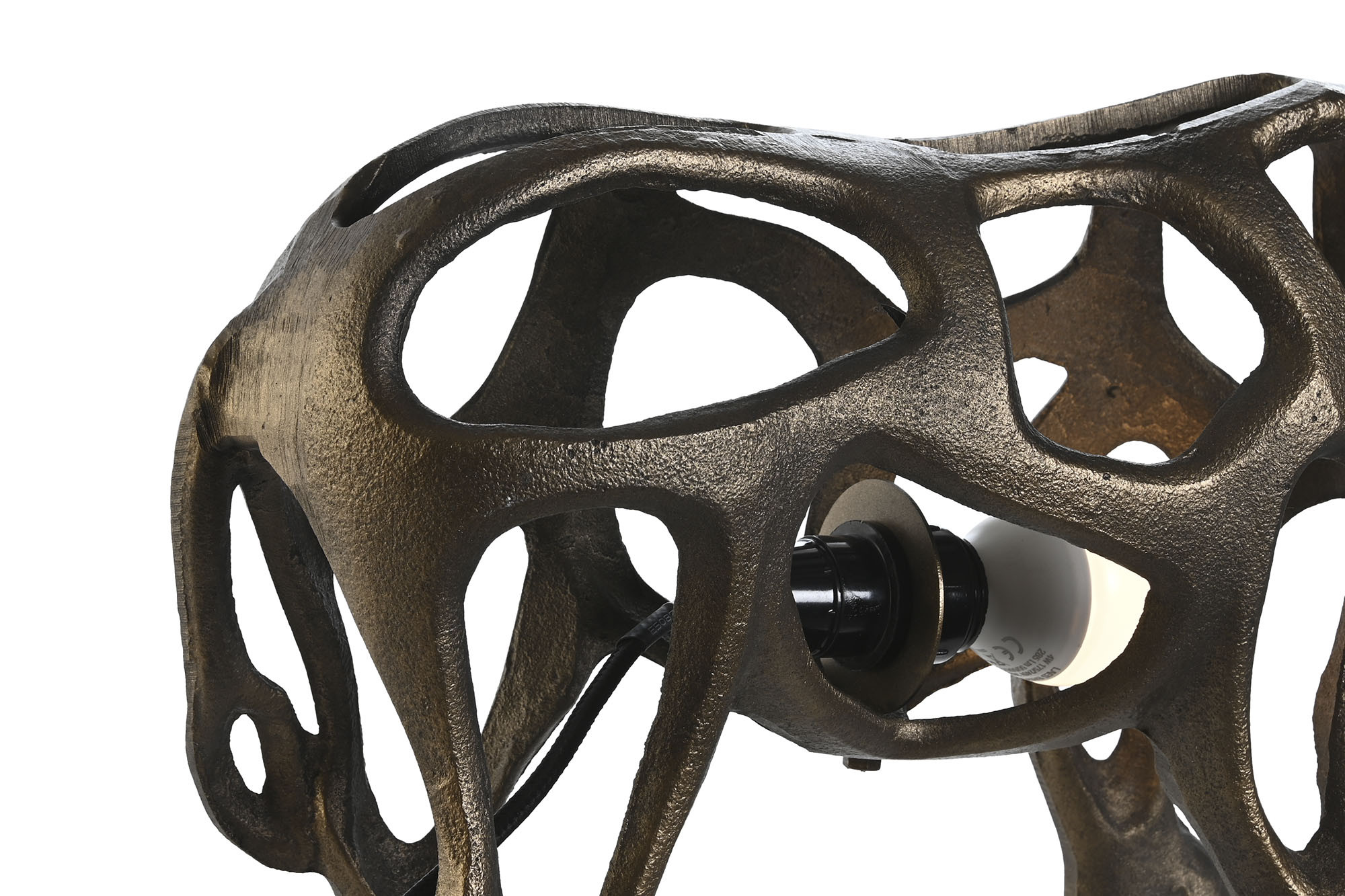 Candeeiro De Mesa Alumínio 44X11X22 Rinoceronte - Image 6