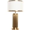 Candeeiro De Mesa Bronze Linho 36X36X62